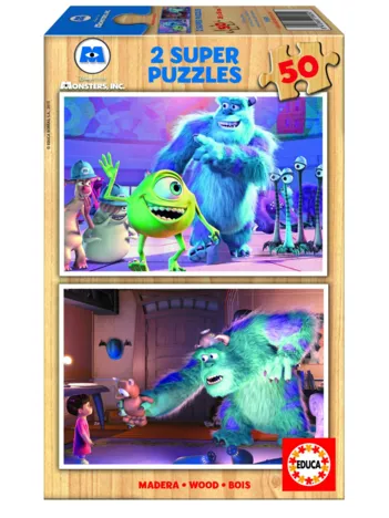 Produit 2 Puzzles en Bois - Monstres et compagnie Image
