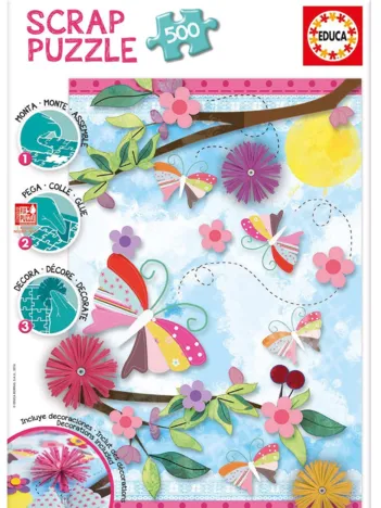 Produit Scrap Puzzle - Garden Art Image