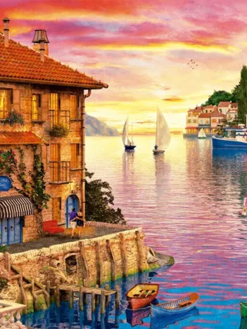 Produit Dominic Davison - The Mediterranean Harbour Image