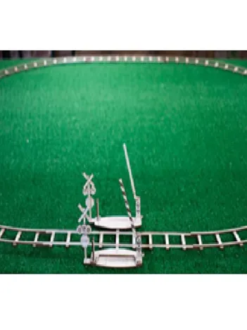 Produit Puzzle 3D en Bois - Rails Ronds + Croisement Image