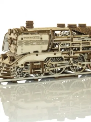 Produit Puzzle 3D en Bois - Wooden Express + Rails Image