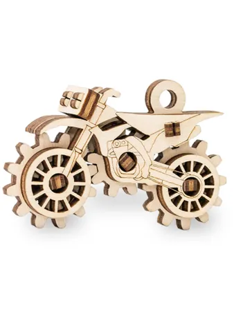 Produit Puzzle 3D en Bois - Crossbike Image