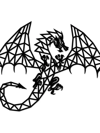 Produit Puzzle en Bois - Dragon Image