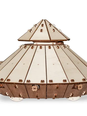 Produit Puzzle 3D en Bois - Da Vinci Tank Image