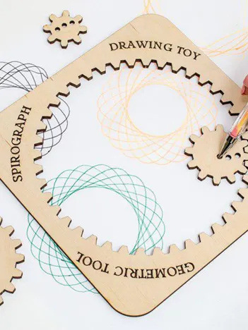 Produit Puzzle en Bois - Spirographe Image