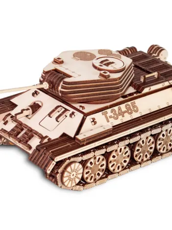 Produit Puzzle 3D en Bois - Tank T-34-85 Image