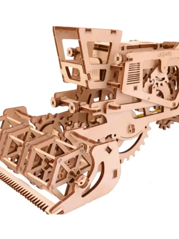 Produit Puzzle 3D en Bois - Moissonneuse-Batteuse Image