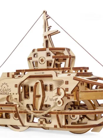 Produit Puzzle 3D en Bois - Remorqueur Image