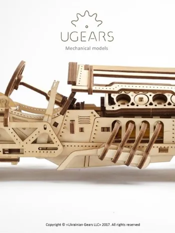 Produit Puzzle 3D en Bois - U-9 Grand Prix Car Image