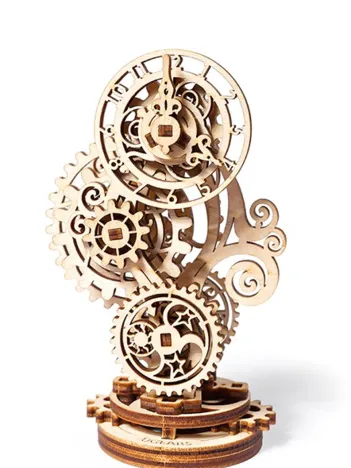 Produit Puzzle 3D en Bois - Steampunk Clock Image