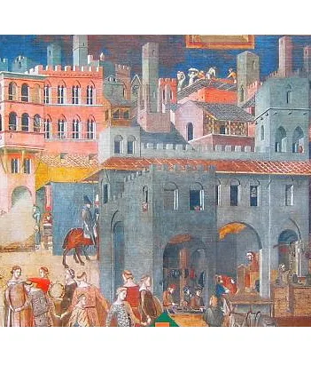 Produit Lorenzetti - Allégorie et effets du Bon et du Mauvais Gouvernement Image