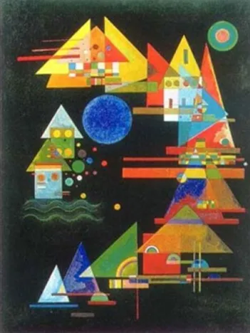 Produit Vassily Kandinsky - Points dans le Coude, 1927 Image