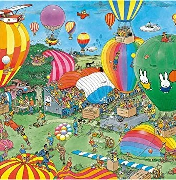 Produit JAN VAN HAASTEREN - HOURRA MIFFY A 65 ANS (1000 PIÈCES) Image