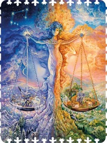 Produit Puzzle en Bois - Signe du Zodiaque - Balance Image