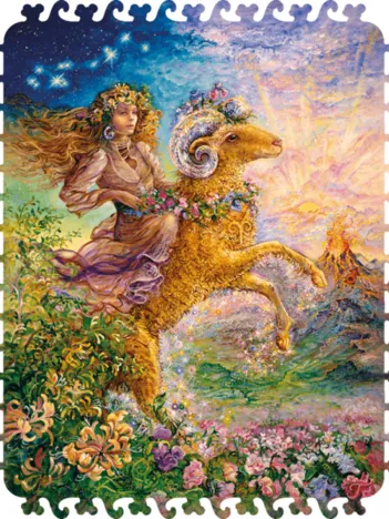 Produit Puzzle en Bois - Signe du Zodiaque - Bélier Image