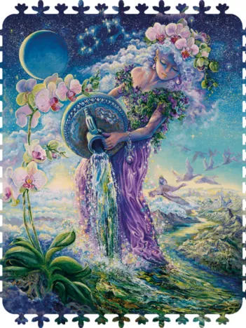 Produit Puzzle en Bois - Signe du Zodiaque - Verseau Image