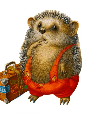 Produit Puzzle en Bois - Le Hérisson Voyageur Image