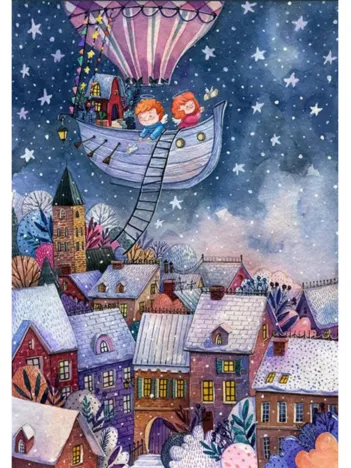 Produit Puzzle en Bois - Le Voyage de Noël Image