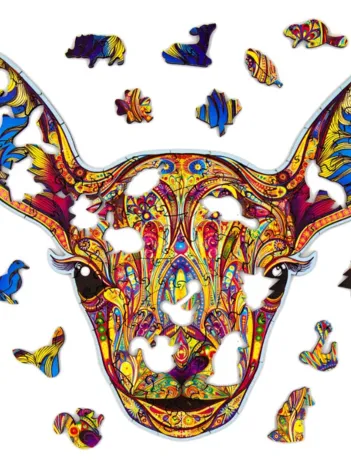 Produit Puzzle en Bois - La Biche Frétillante Image