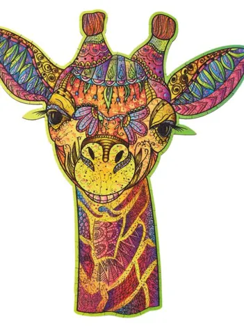 Produit Puzzle en Bois - L'Amusante Girafe Image