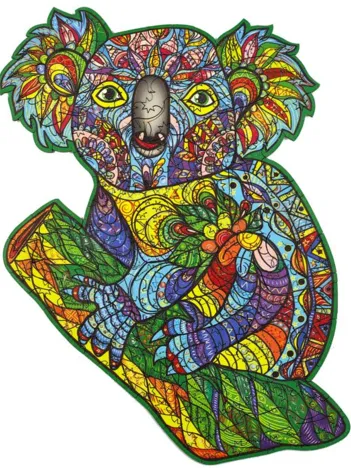 Produit Puzzle en Bois - L'Adorable Koala Image