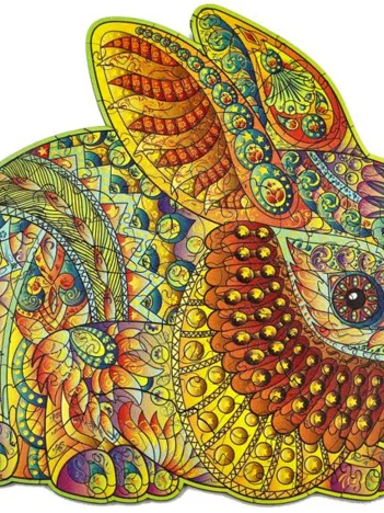 Produit Puzzle en Bois - Le Doux Lapin Image