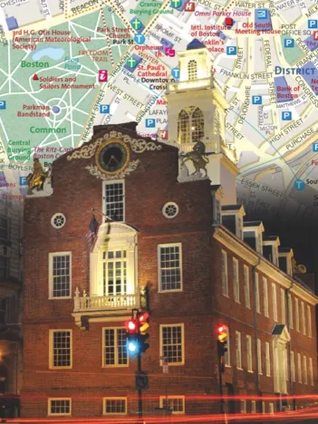 Produit Boston City Map Mini Image