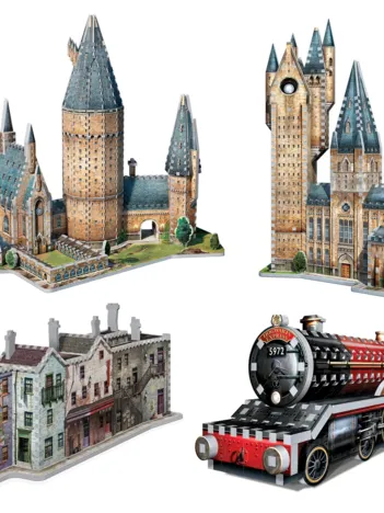 Produit 4 Puzzles 3D - Set Harry Potter (TM) Image
