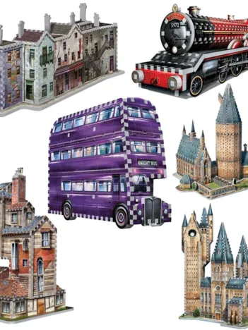 Produit 6 Puzzles 3D - Set Harry Potter (TM) Image