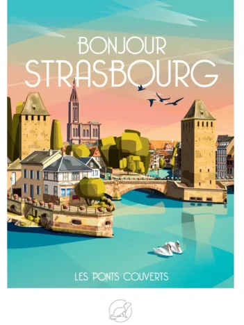 Produit Bonjour STRASBOURG - Les Ponts Couverts Image