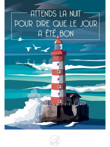 Produit ATTENDS LA NUIT POUR DIRE QUE LE JOUR A ÉTÉ BON Image