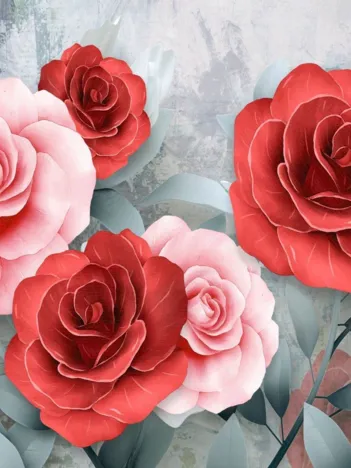 Produit Roses Rouges et Roses Image