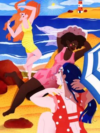 Produit Baignade à la Picasso Image