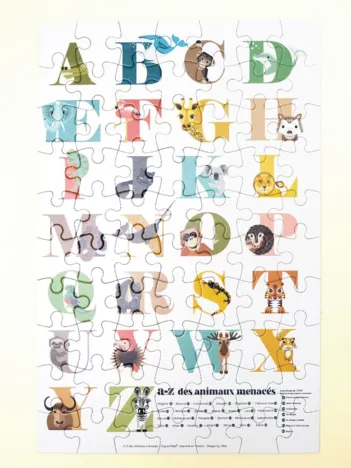 Produit A-Z des animaux menacés Image