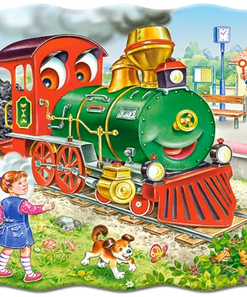 Produit Locomotive Verte Image