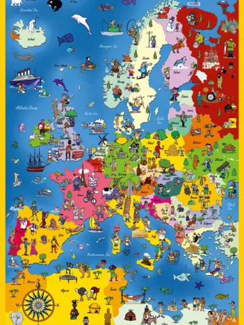 Produit Carte de l'Europe Image