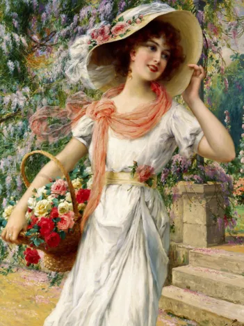 Produit Emile Vernon : Le jardin fleuri Image