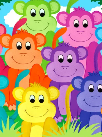 Produit Les Singes Arc-En-Ciel Image