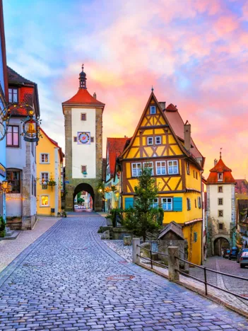 Produit Vieille Ville de Rothenburg, Allemagne Image