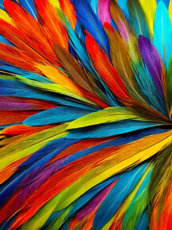 Produit Colorful Feathers Image