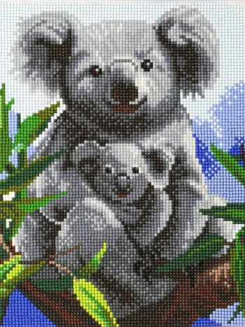Produit Crystal Art - Kit Broderie Diamant - Koala Image