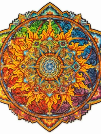 Produit Mandala Soleil Naissant - Taille M Image