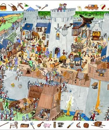 Produit Puzzle d'observation + Poster - Savine Pied : Le Château fort Image