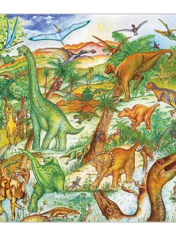 Produit Puzzle d'observation + Poster + Livret - Dinosaures Image