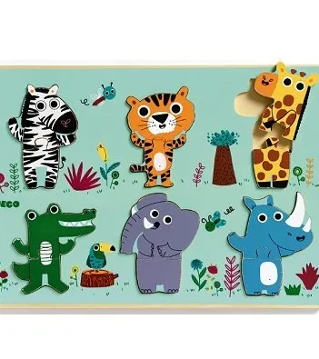 Produit Puzzle en Bois - Coucou Croco Image