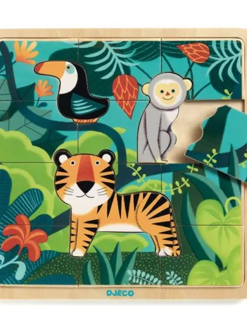 Produit Puzzle en Bois - Jungle Image
