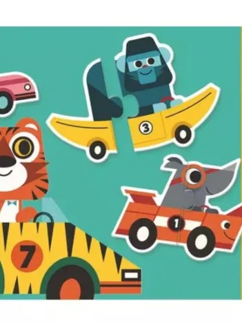 Produit 10 Puzzles Duo Bolides Image