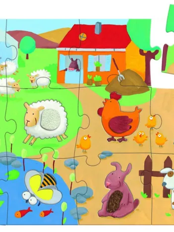 Produit Puzzle Géant : Tactiloferme Image