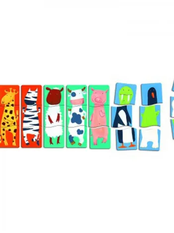 Produit 9 Puzzles  en Bois - Premiers puzzles - Drôles d'animaux Image