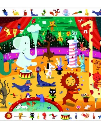 Produit Puzzle d'observation + Poster - Olivier Latyk : Le cirque Image